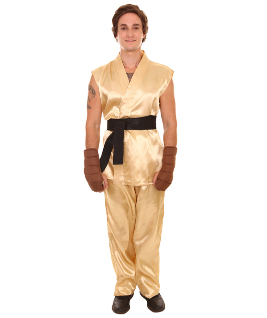 大人用メンズ JCO-268_5 ケン カラテ ストリートファイター ゴールデンブラウンコスプレ衣装