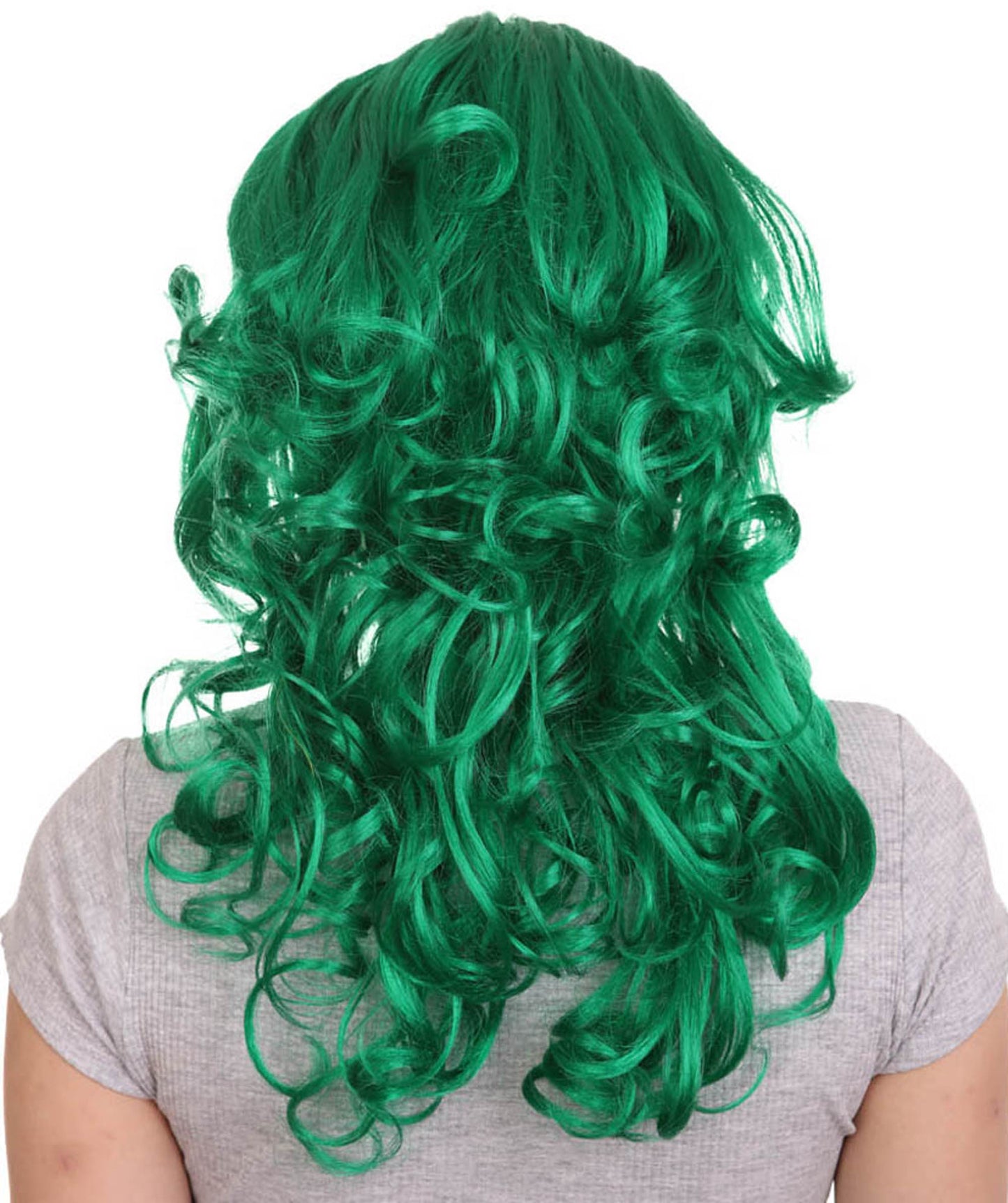 Wigs2you ハロウィンパーティープレミアムレディース H-1737 華やかに見えるピンアップガール グリーンウィッグ