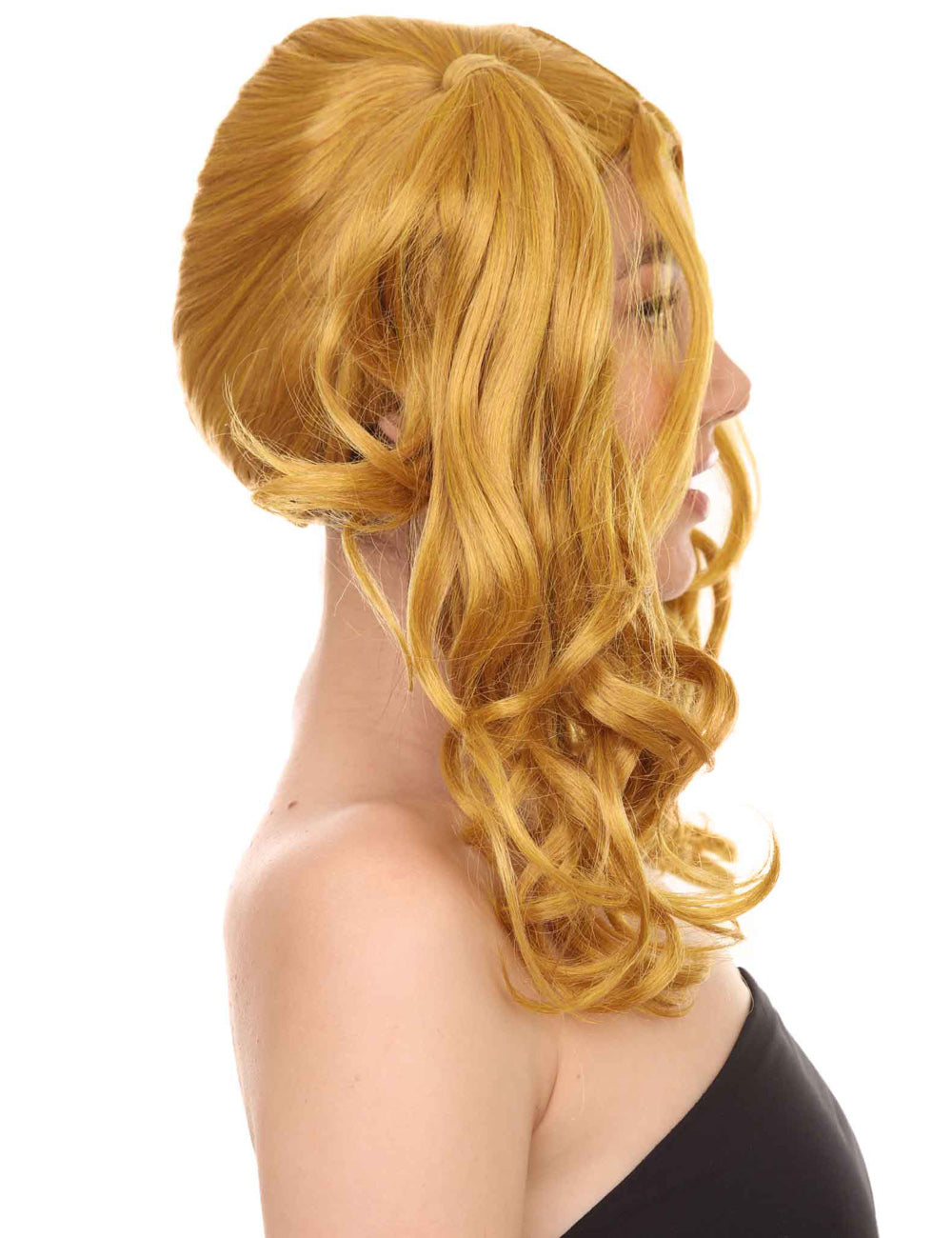 Wigs2you ハロウィンパーティー プレミアム レディース H-765 ドリー ピグテール ウィッグ ゴールドカラー