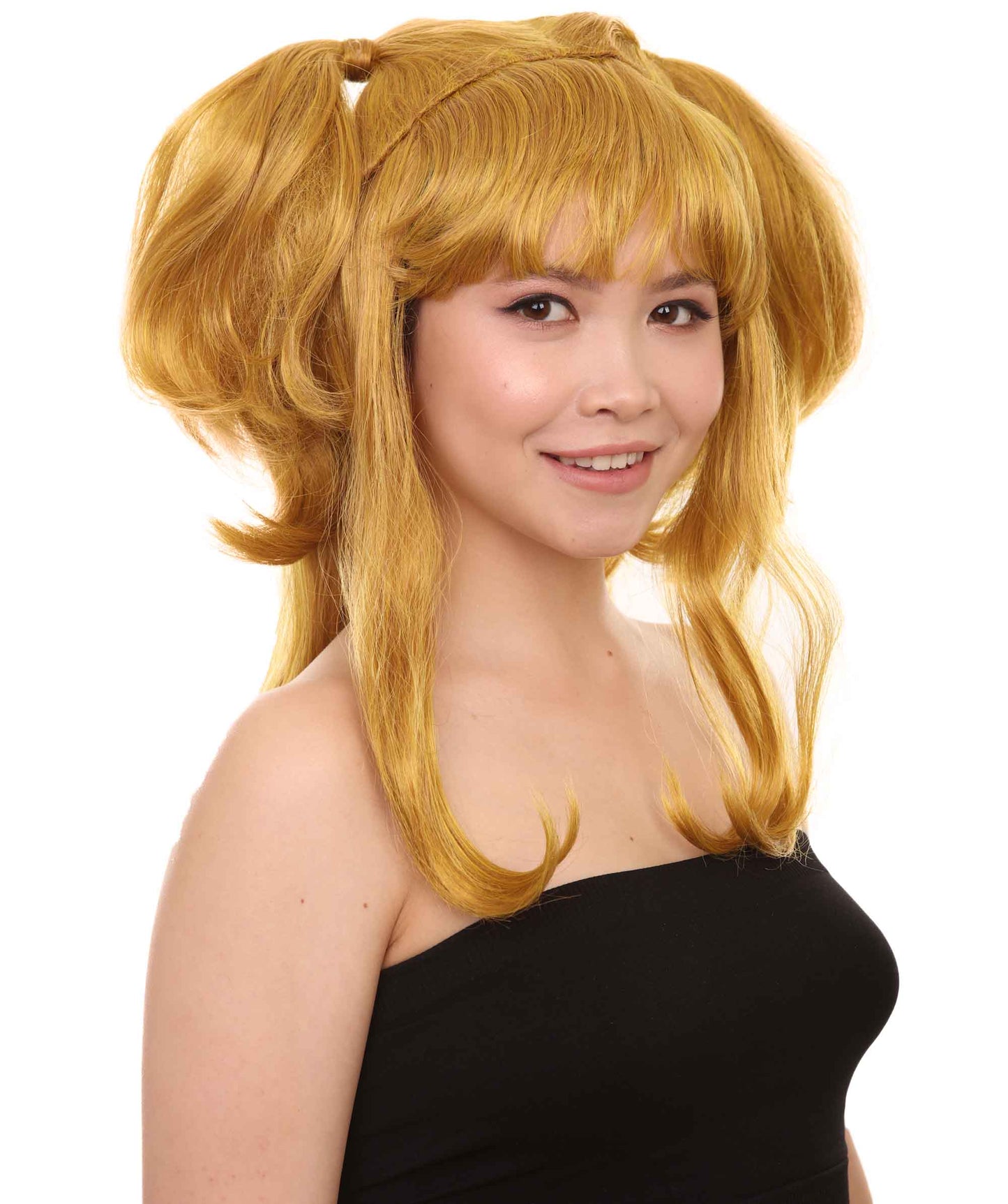 Wigs2you ハロウィンパーティープレミアム レディース H-805 バナナエンジェルウィッグ ゴールドカラー