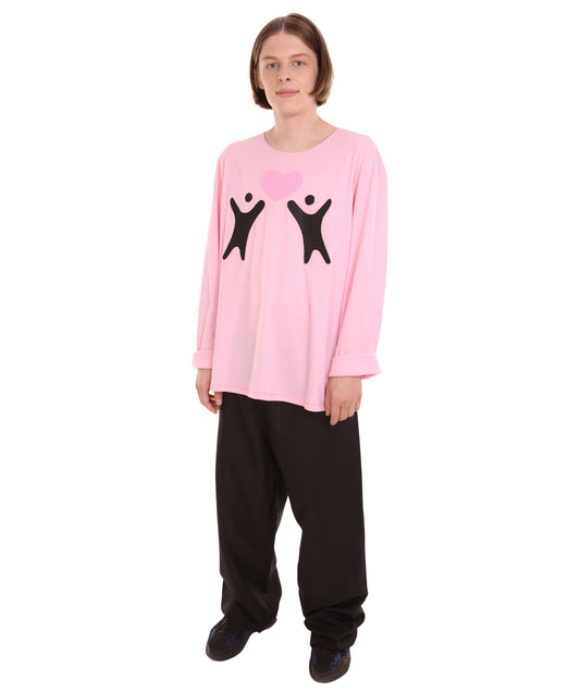 大人向け男性用 JCO-171_4 バレンタインデー フォーリンラブ ロングスリーブ ライトピンク コスプレ コスチューム