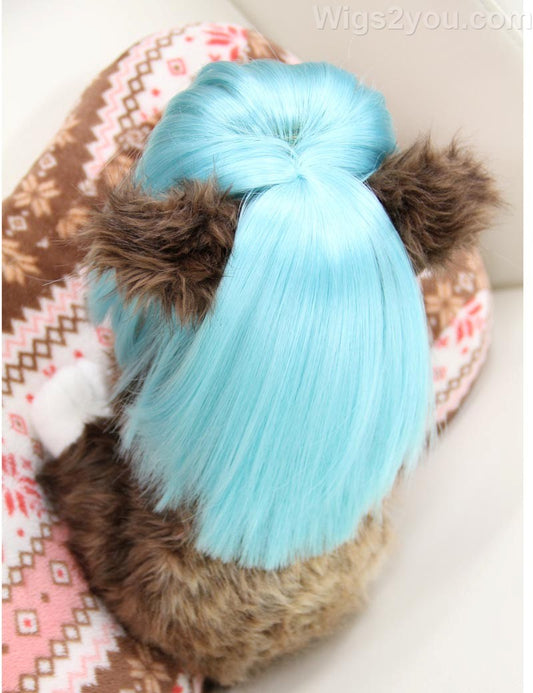 ペットウィッグ P-037 ターコイズ ディバインドッグとクラスキーキャットのための豪華なペットウィッグ
