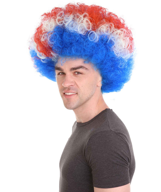 ハロウィーンパーティープレミアムメンズH-3749 アイスランドアフロウィッグ