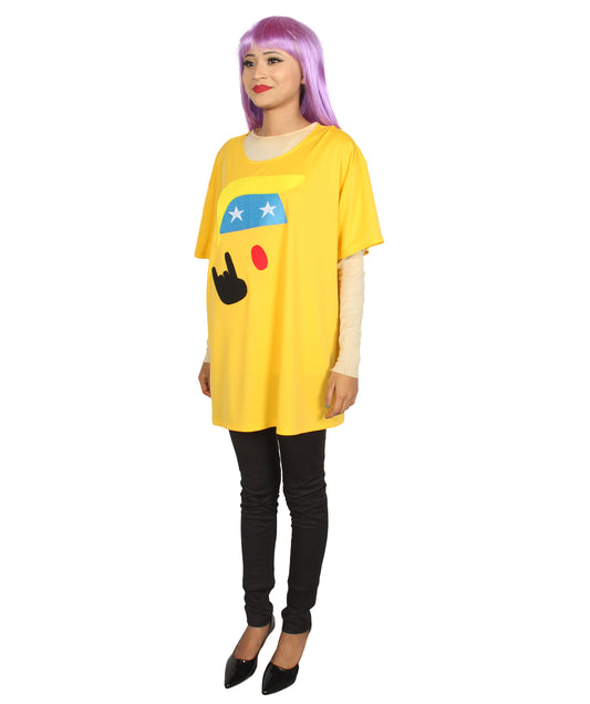 大人用女性の JCO-175 プレジデントロゴ イエロー ハロウィンコスチューム