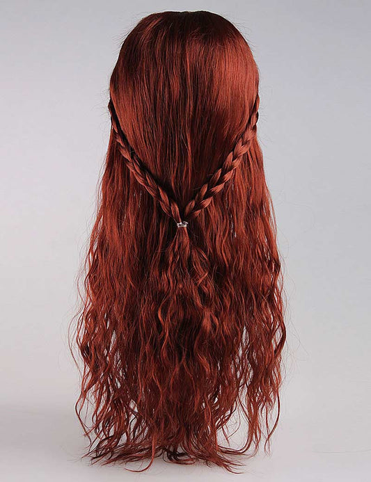 Gilded Goddess Wigs Collectionウィッグ コレクション | ロングレディースキャラクターコスプレハロウィンウィッグ | プレミアム通気性キャップレスキャップ H-370