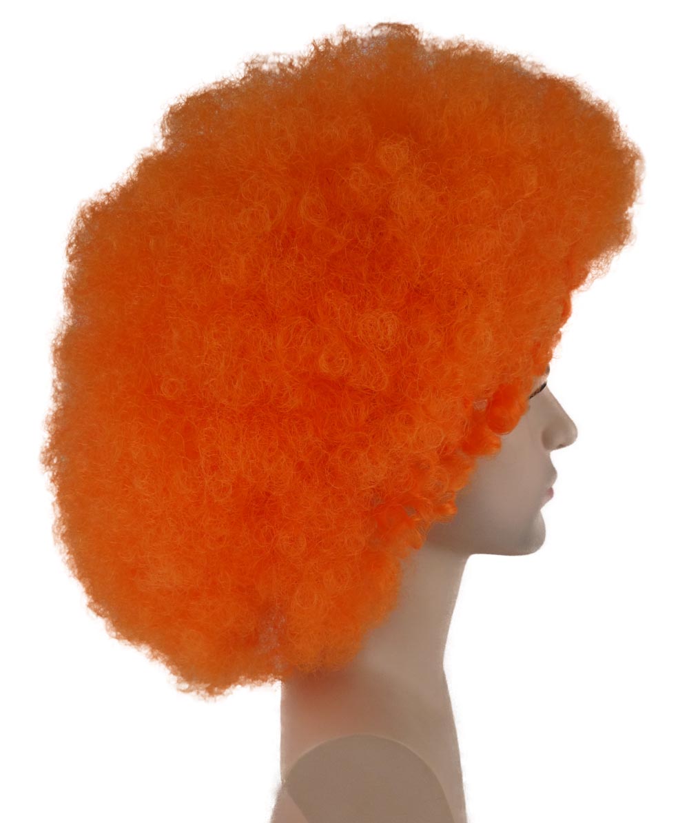 Wigs2you ハロウィンパーティープレミアム メンズ H-652 スーパーアフロウィッグ オレンジ色
