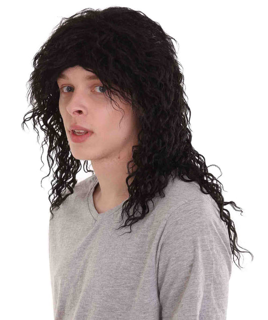 ハロウィーンパーティープレミアムメンズH-3620ロックスターウィッグ