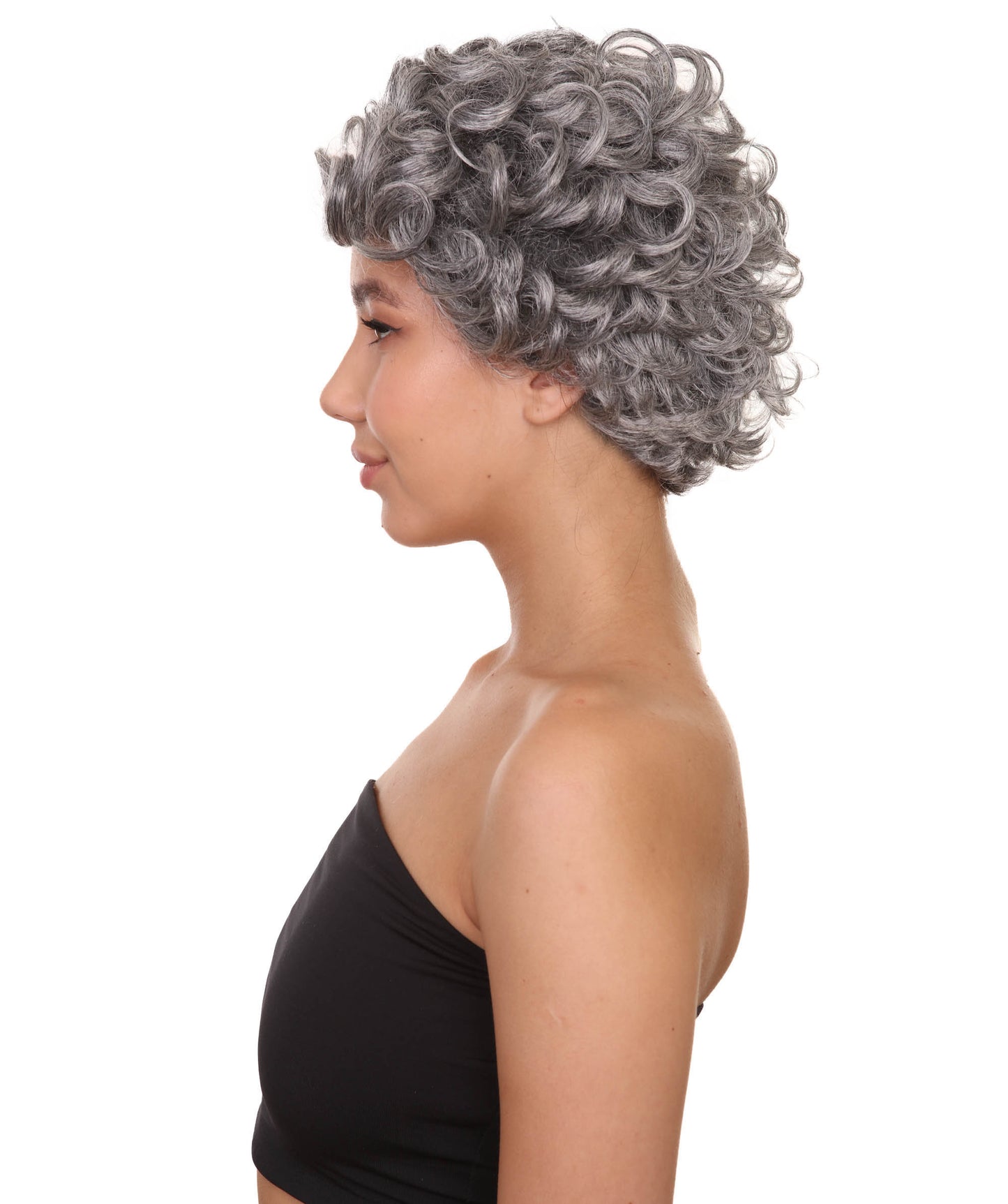 Wigs2you ハロウィンパーティー プレミアム レディース H-674 おばあちゃんウィッグ グレー色