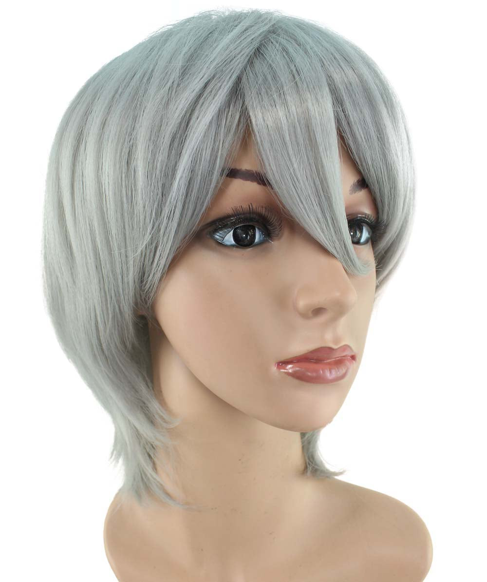 レディースファッション C-058 ミディアム C-ダークネイビー コスプレヒートスタイラブルウィッグ