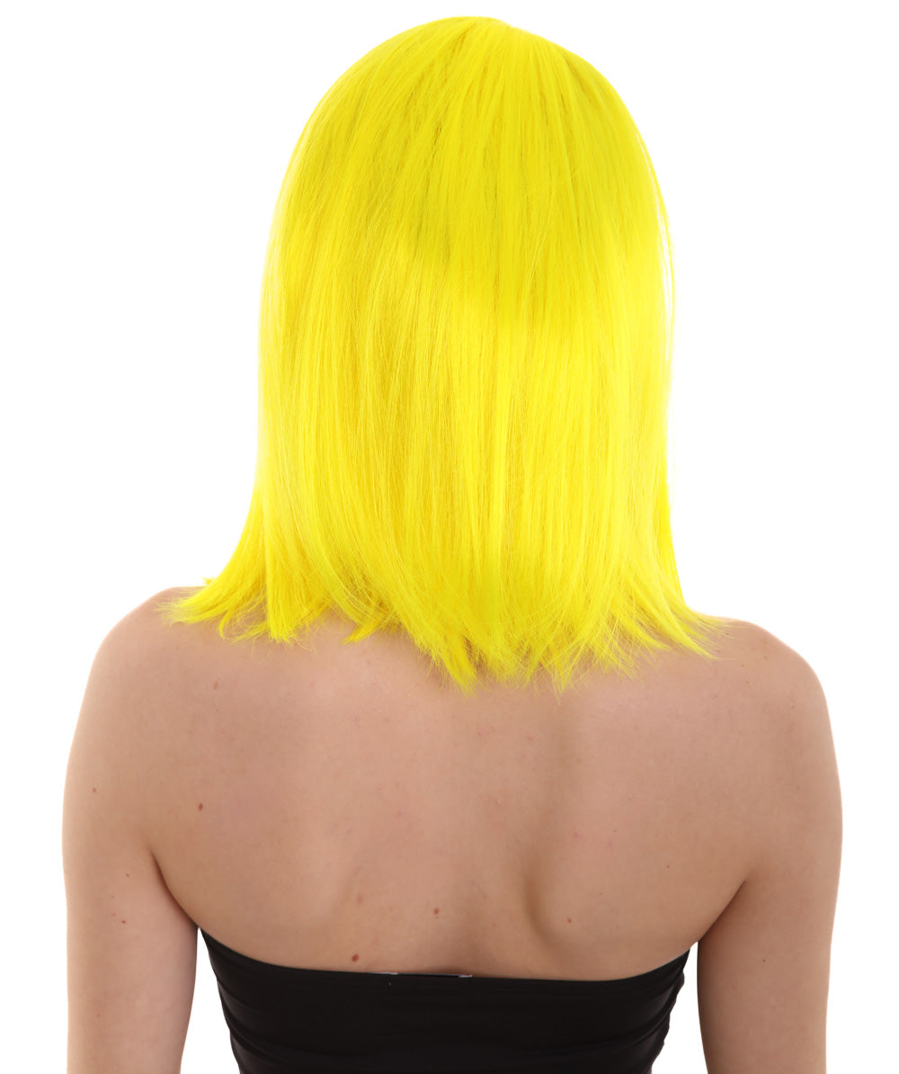 Wigs2you ハロウィンパーティープレミアム レディース H-920 スワンプクイーンウィッグ ネオンイエロー色
