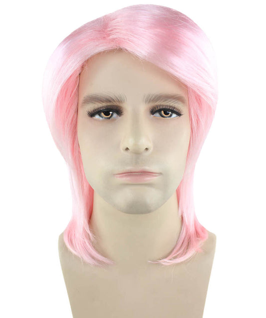 東京スタイル ライトピンクウィッグ H-2320 コレクション アジアン コスプレ ハロウィン ウィッグ プレミアム 通気性のあるキャプレスキャップ