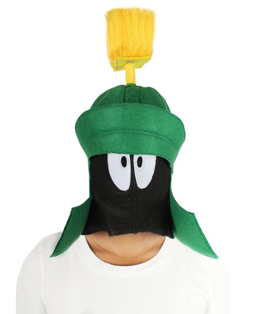 男女兼用H-5898 カートゥーン ヴィラン キャラクター エイリアン マスク マルチカラー ウィッグ ハロウィンに最適 難燃性合成ファイバー