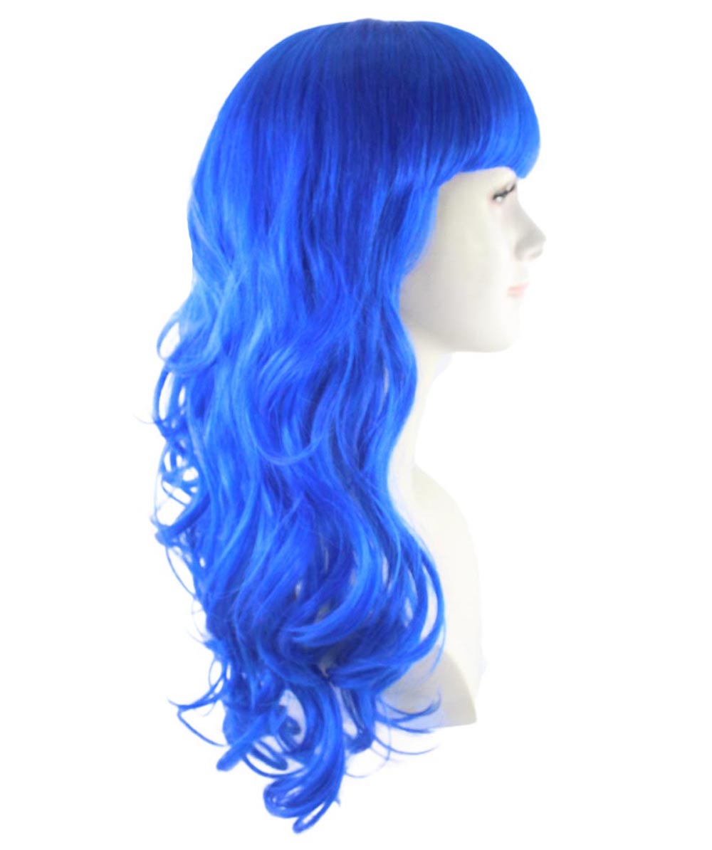 Wigs2you ハロウィン パーティー プレミアム H-820 バットマン 女性ジョーカー ウィッグ ダークブルー色