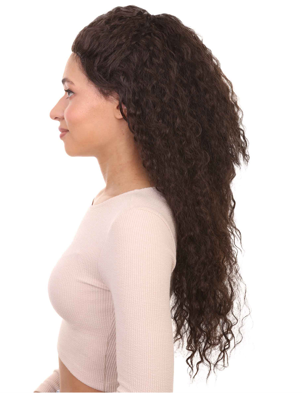 Wigs2you ハロウィンとパーティー プレミアム レディース H-485 ブラウン モアナ ウィッグ