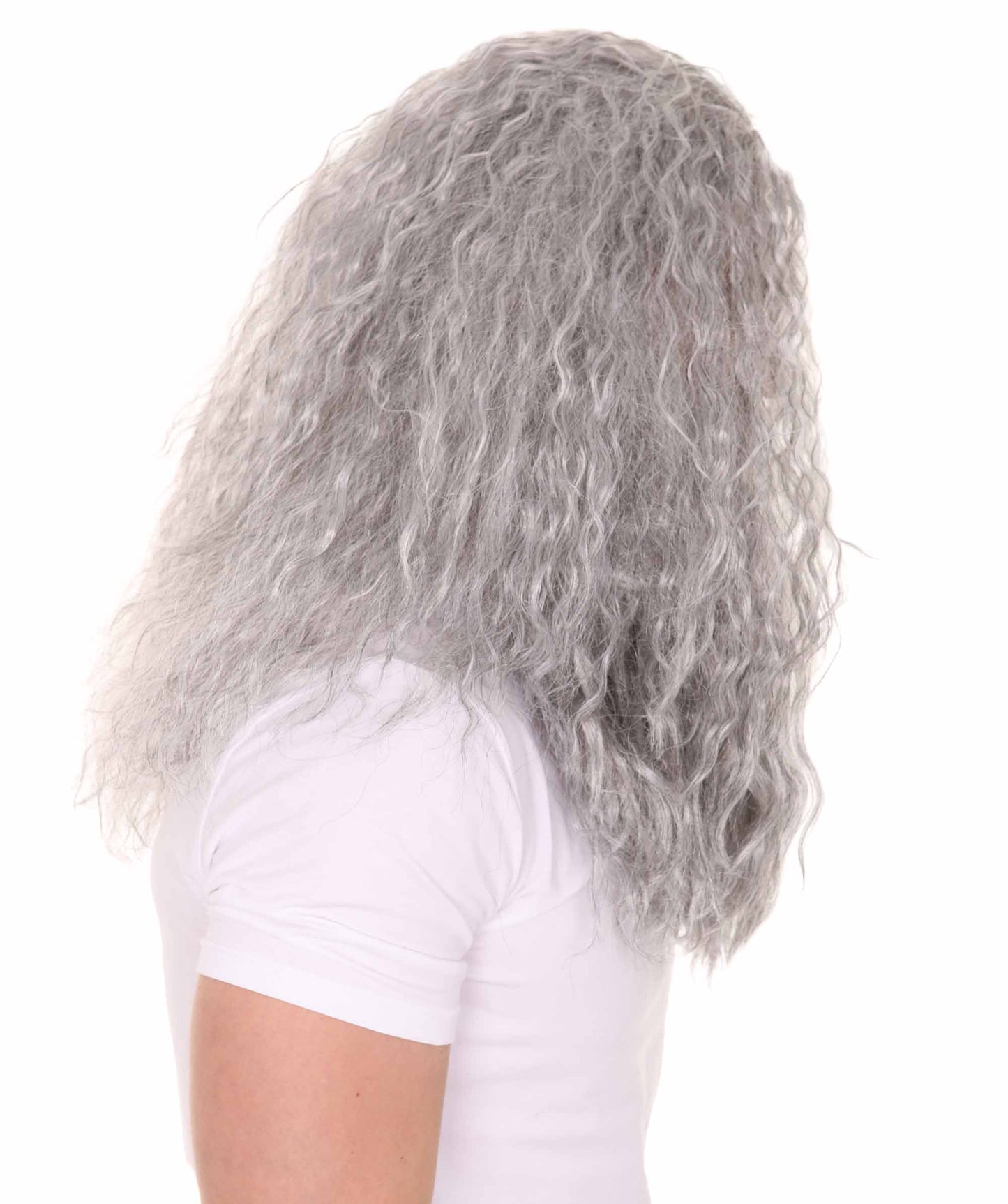 Wigs2you ハロウィンパーティー プレミアム メンズ H-614 ガンダルフ ウィッグとヒゲ グレー色
