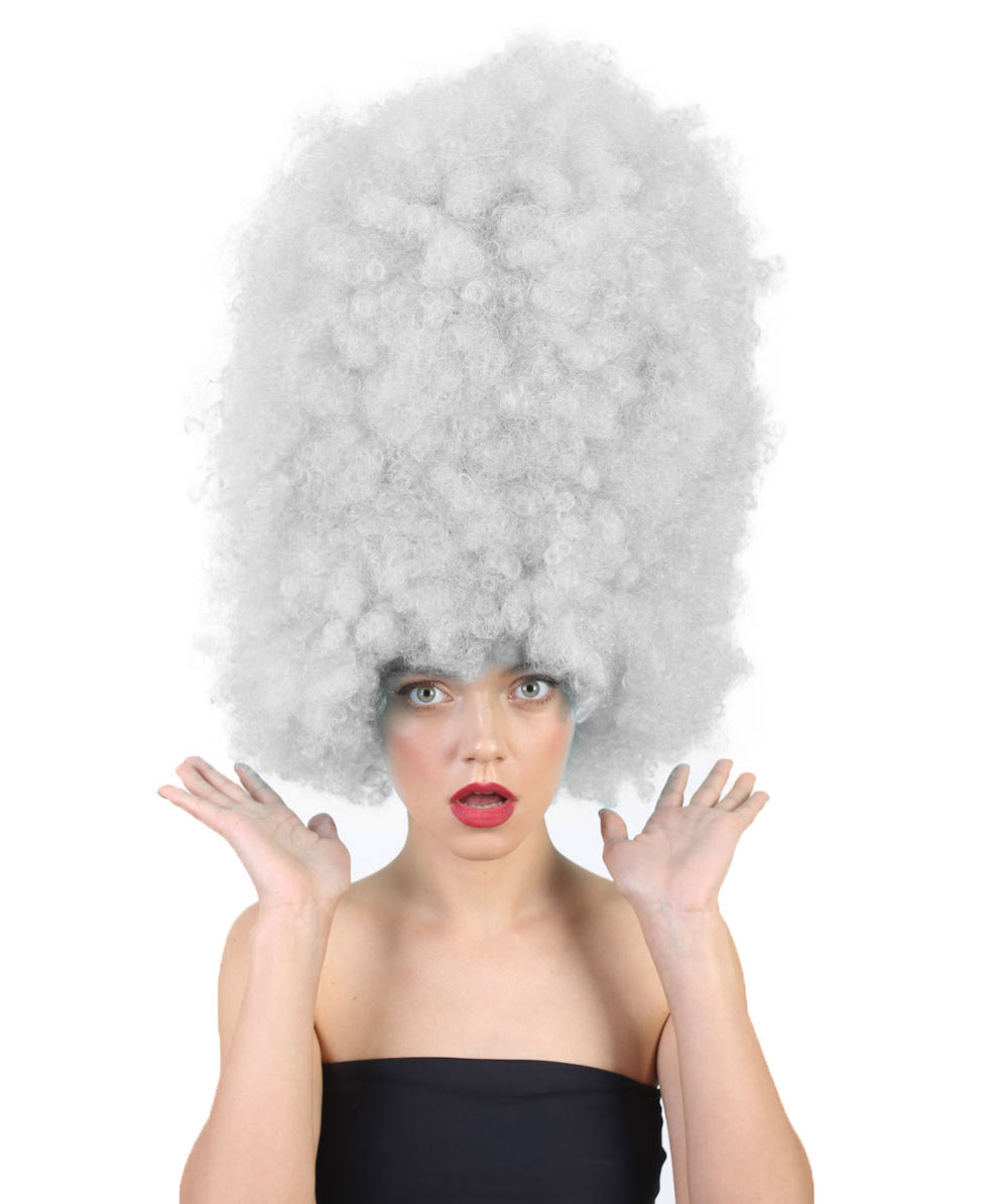 Wigs2you ハロウィンパーティ プレミアムレディース H-2013 着用しやすい 超巨大 グレー アフロウィッグ スタイルを大きくする