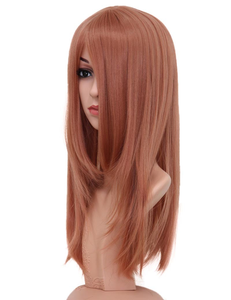 レディースファッション C-054 ロングストレート C-プラチナブロンド コスプレヒートスタイラブルウィッグ