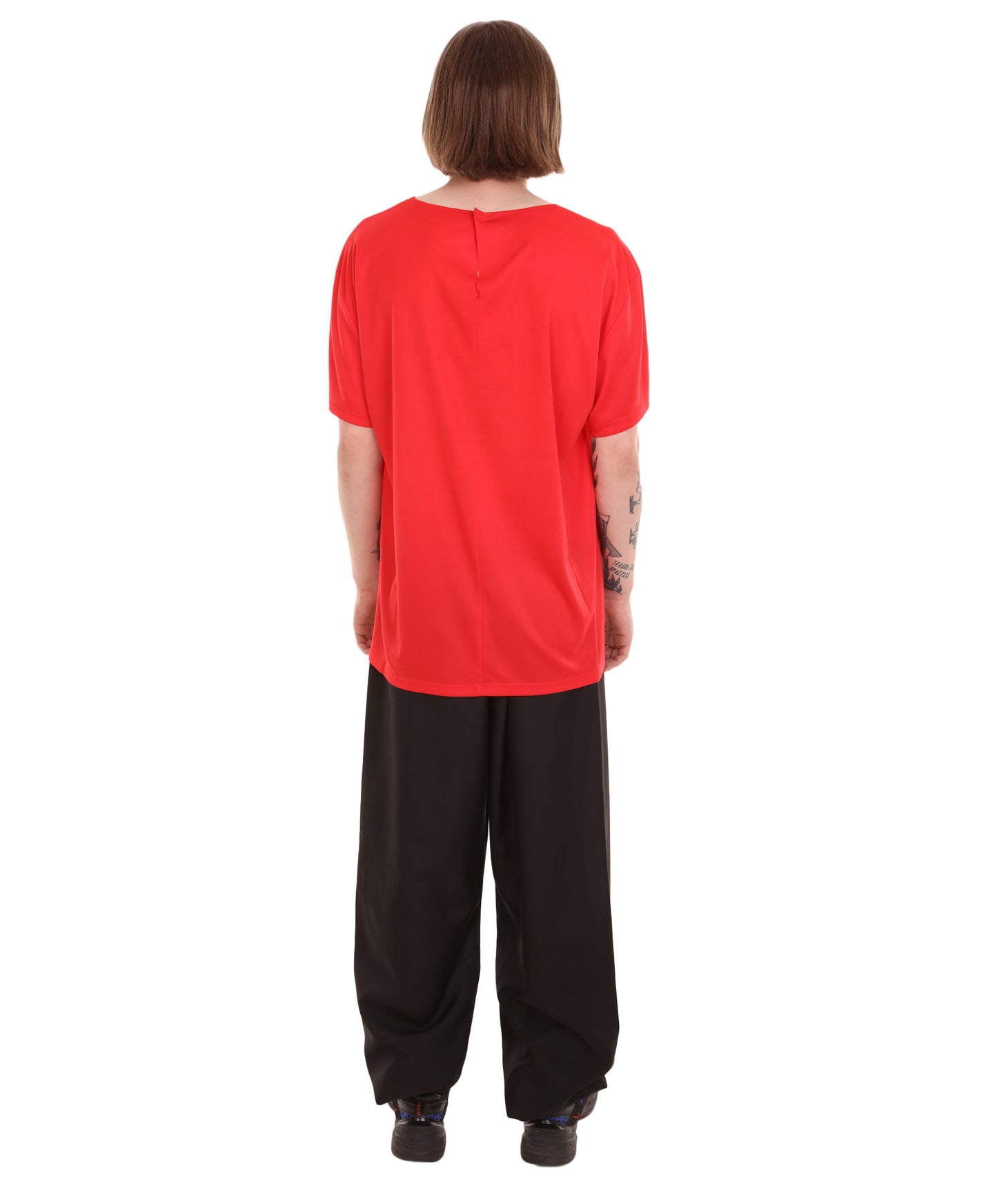 大人向け女性用 JCO-168_2 バレンタインデー レッド マッチング カップル "He's Mine" Tシャツ コスプレ コスチュームコレクション