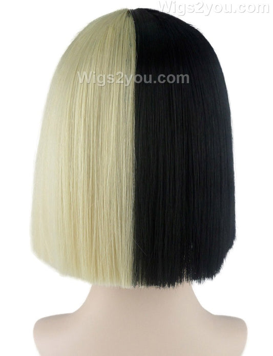 爆発音をもつ白黒の割れた染料ボブ|複数の色&スタイル・オプション| HPO H-523