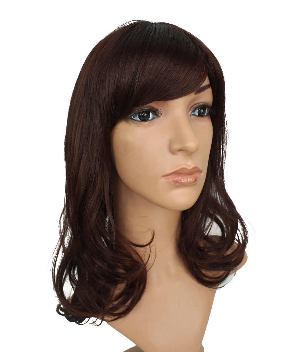 エアリーカールが可愛い!ふわふわヘアで柔らかな女の子に 耐熱です ウィッグネット付き W-537