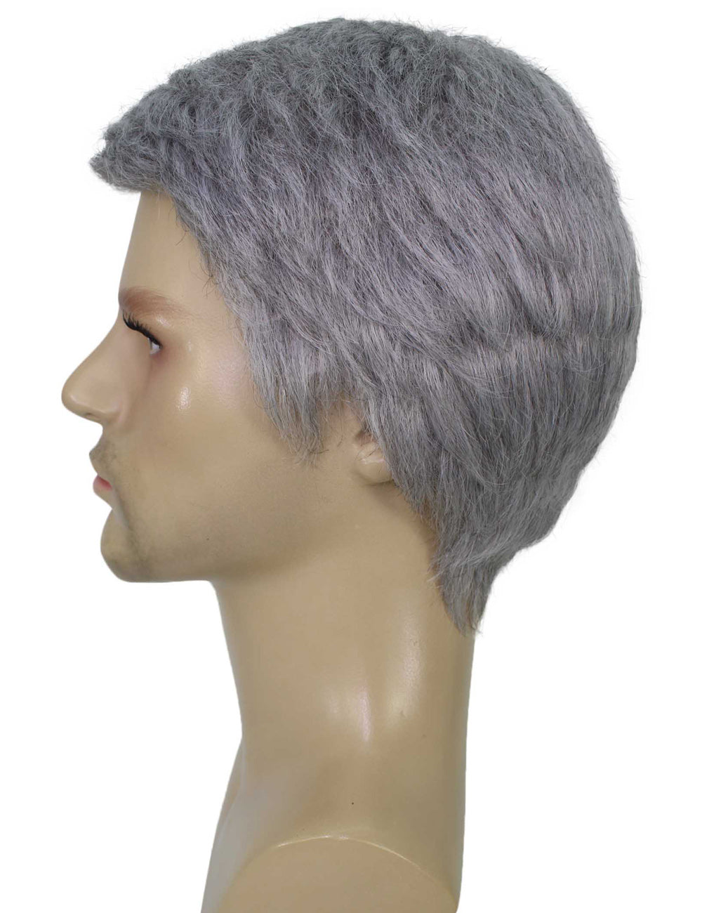 ハロウィンパーティープレミアム大人用メンズ「鬼滅の刃」のしのぶの灰色のウィッグ H-5689