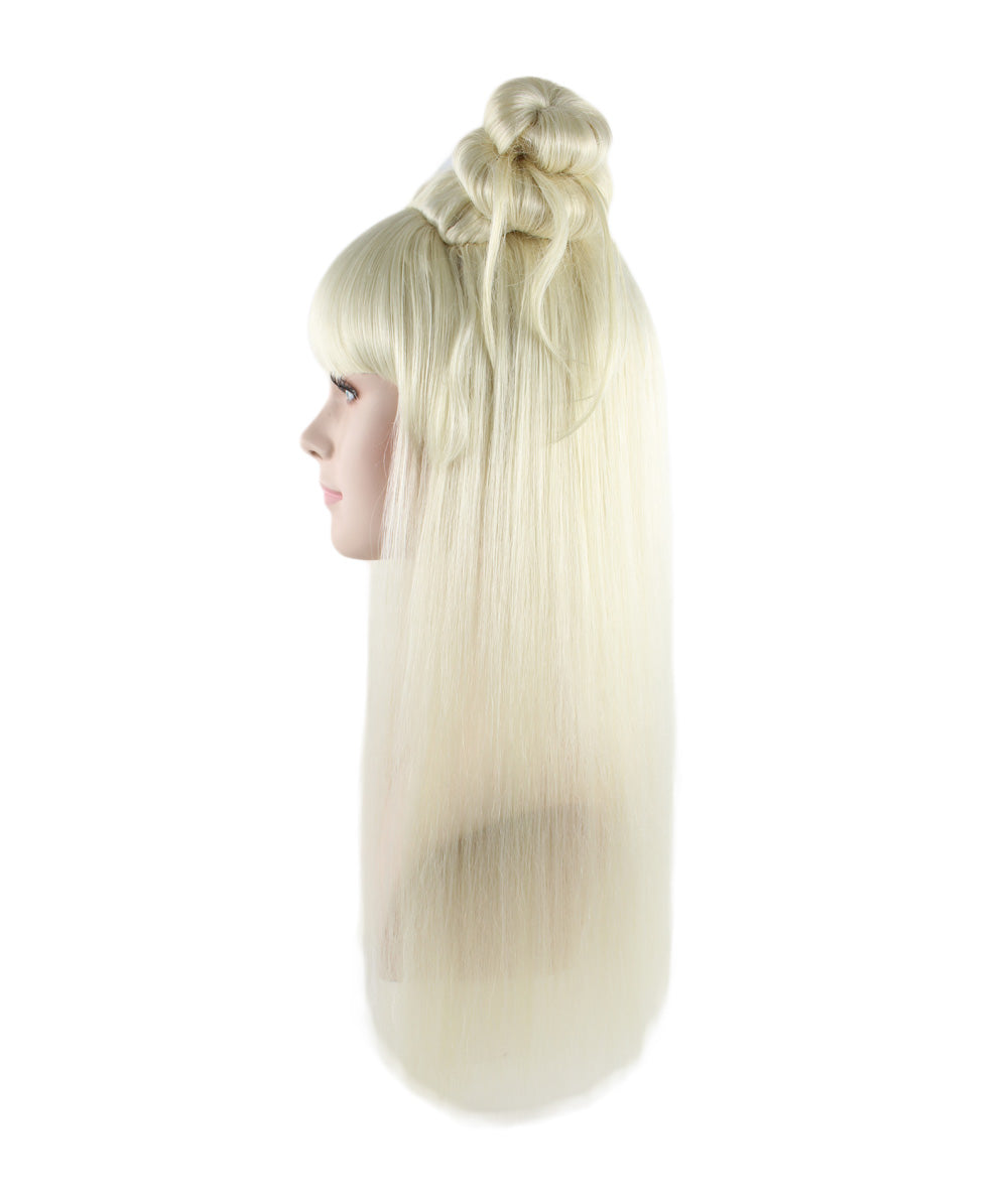 Wigs2you ハロウィン パーティー プレミアム レディース H-1214 快適なフィット感明るいブロンドのアジアン プリンセス ウィッグ