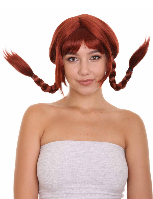 Wigs2you ハロウィンパーティー プレミアム レディース H-1653 簡単装着 とても快適 ピッピ ブラック