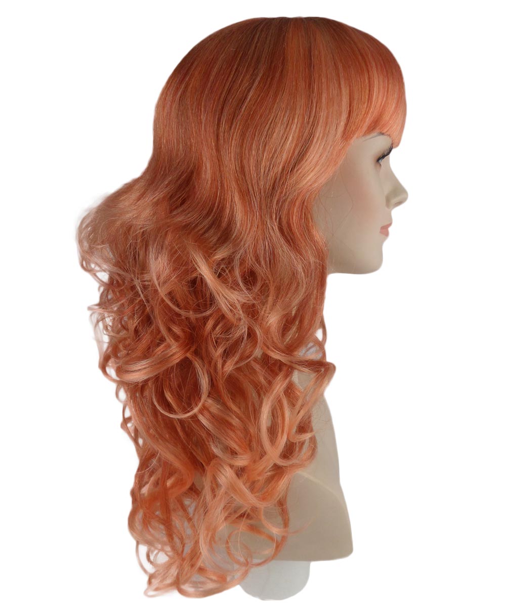 Wigs2you ハロウィンパーティープレミアム H-827 バットマン 女性ジョーカーウィッグ ピーチ色