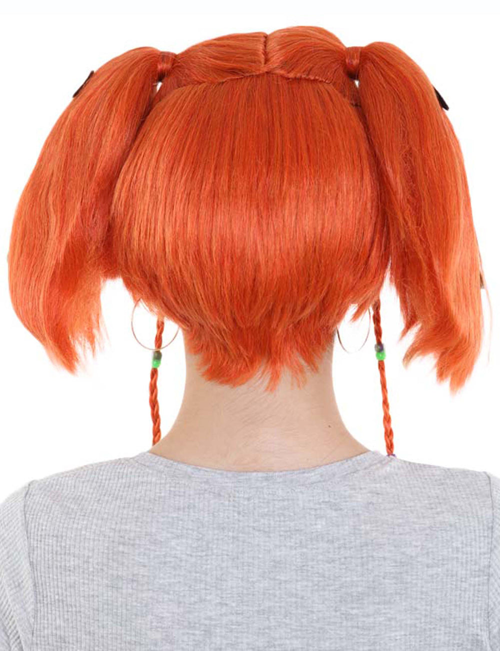 Wigs2you ハロウィンパーティープレミアム レディース H-694 バットエンジェルウィッグ オレンジ色