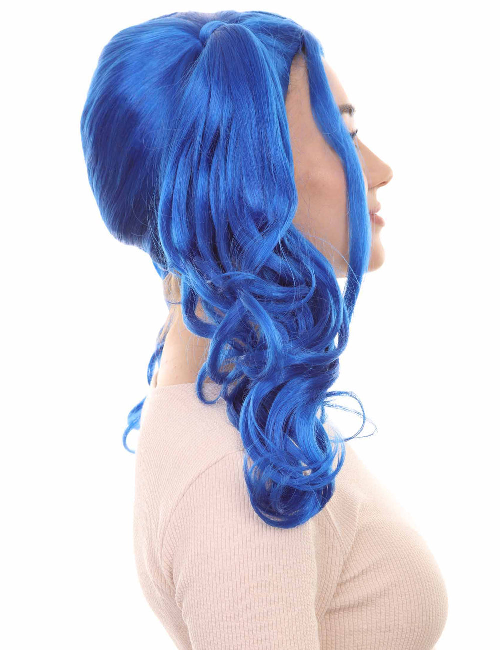 Wigs2you ハロウィンパーティー プレミアム レディース H-745 ドリー ピグテール ウィッグ ダークブルー色