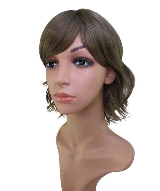 外ハネ&カールのショートヘアスタイル | W-1014