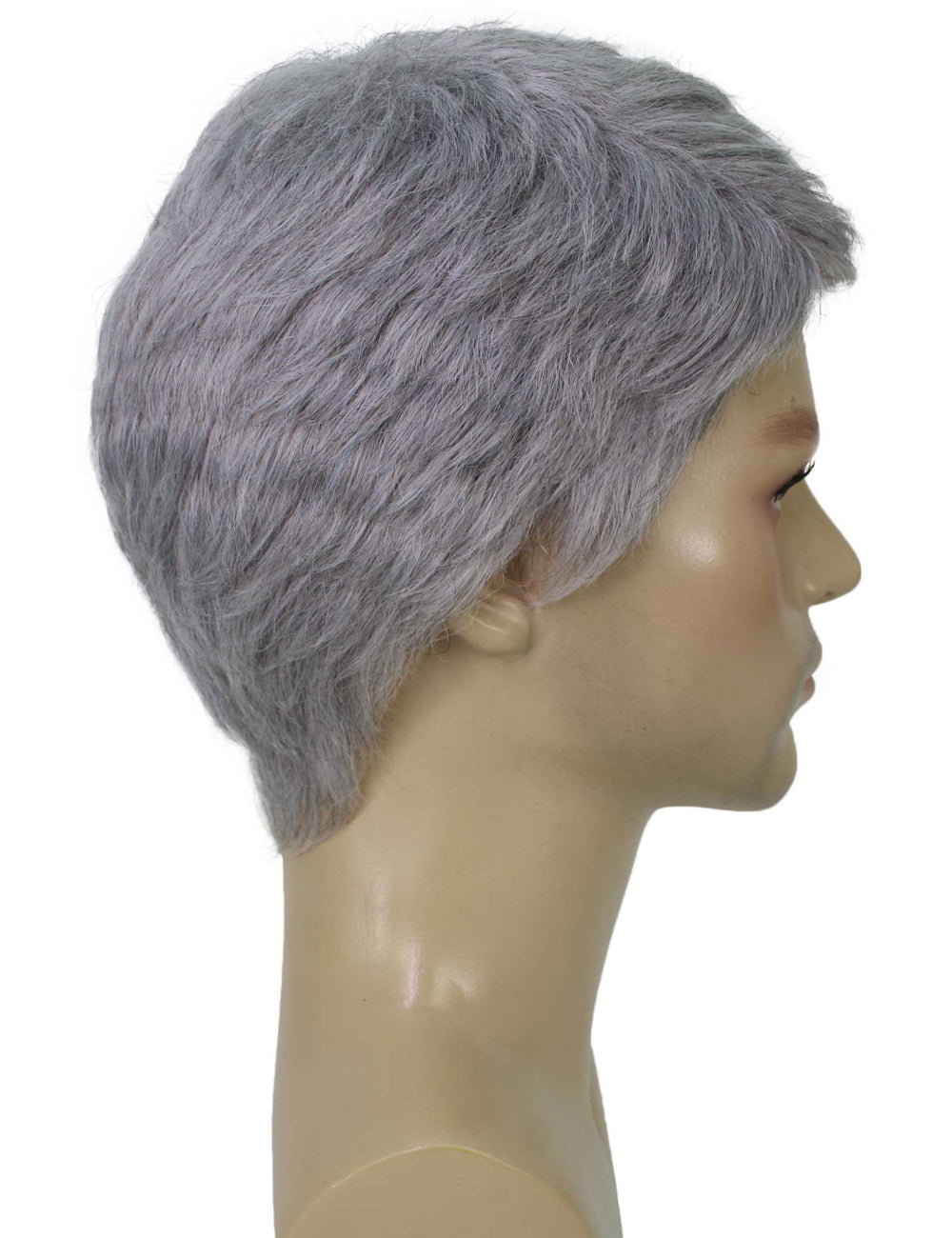 ハロウィンパーティープレミアム大人用メンズ「鬼滅の刃」のしのぶの灰色のウィッグ H-5689