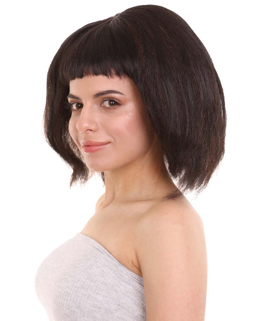 スーパーモデル女性用ウィッグ H-3417 オーバーサイズパーティー準備完了の華やかなコスプレハロウィンウィッグ プレミアム通気性のあるキャップレスキャップ