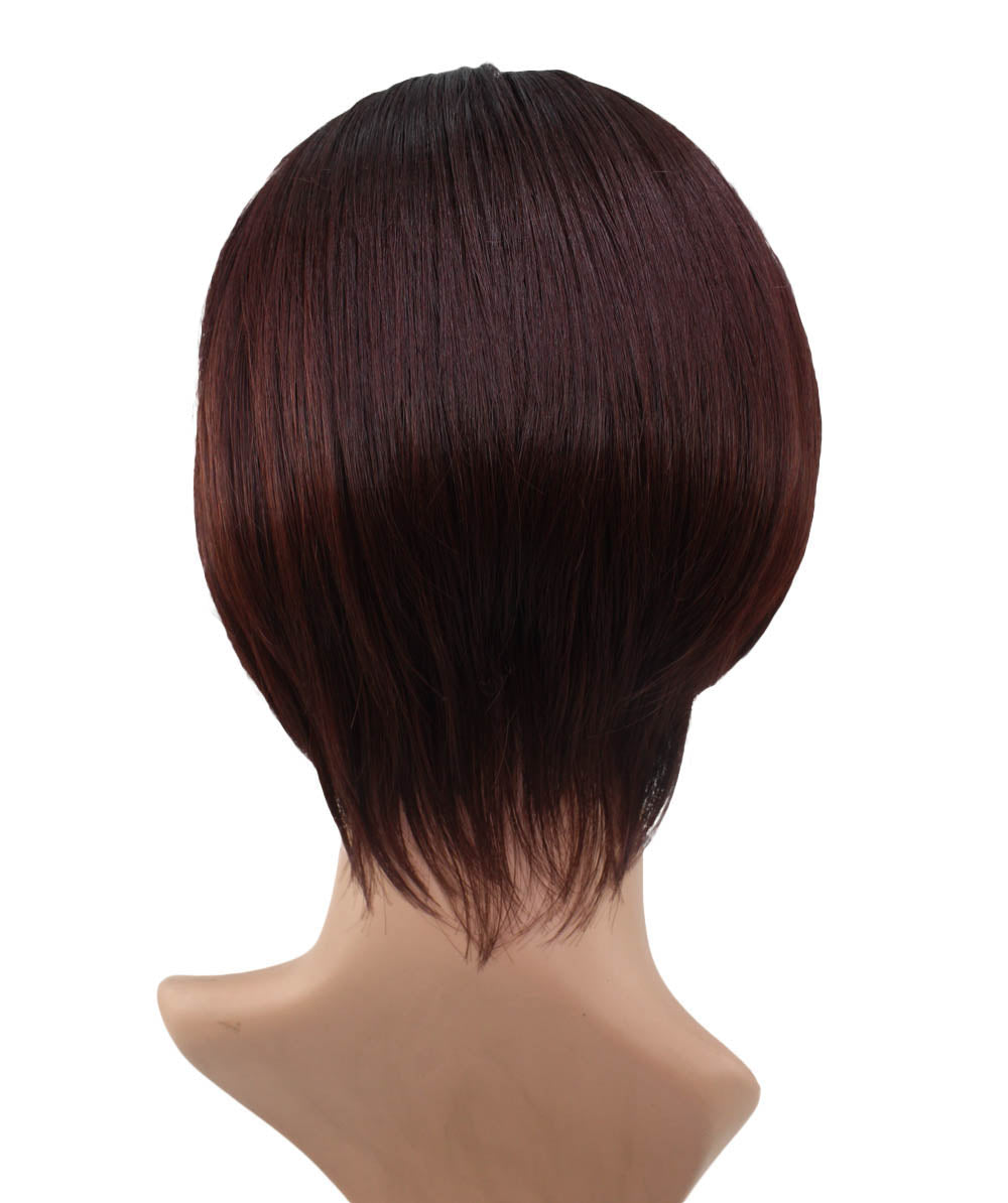 W-569,耐熱商品☆simple is bestスッキリとナチュラル さらさらボブ,ウィッグネット付き