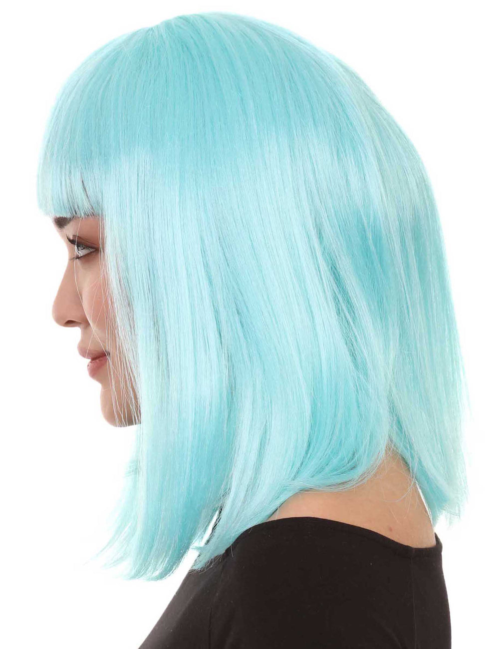 Wigs2you ハロウィンパーティープレミアム レディース H-661 ライトブルー ボブウィッグ