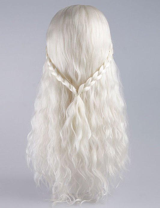 金メッキした女神かつら収集|長い婦人用性格コスプレ・ハロウィンかつら|割増空気を通すCaplessなキャップH-371
