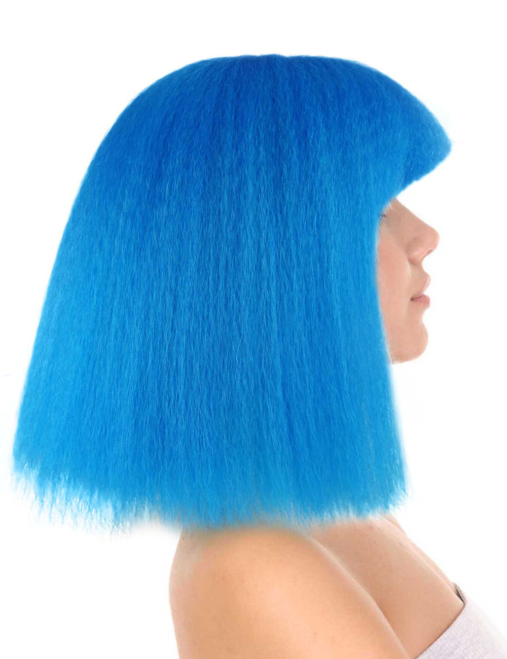 Wigs2you ハロウィンパーティープレミアムレディース H-1523 美しいルックを手に入れよう!ポップスターネオンブルーウィッグ