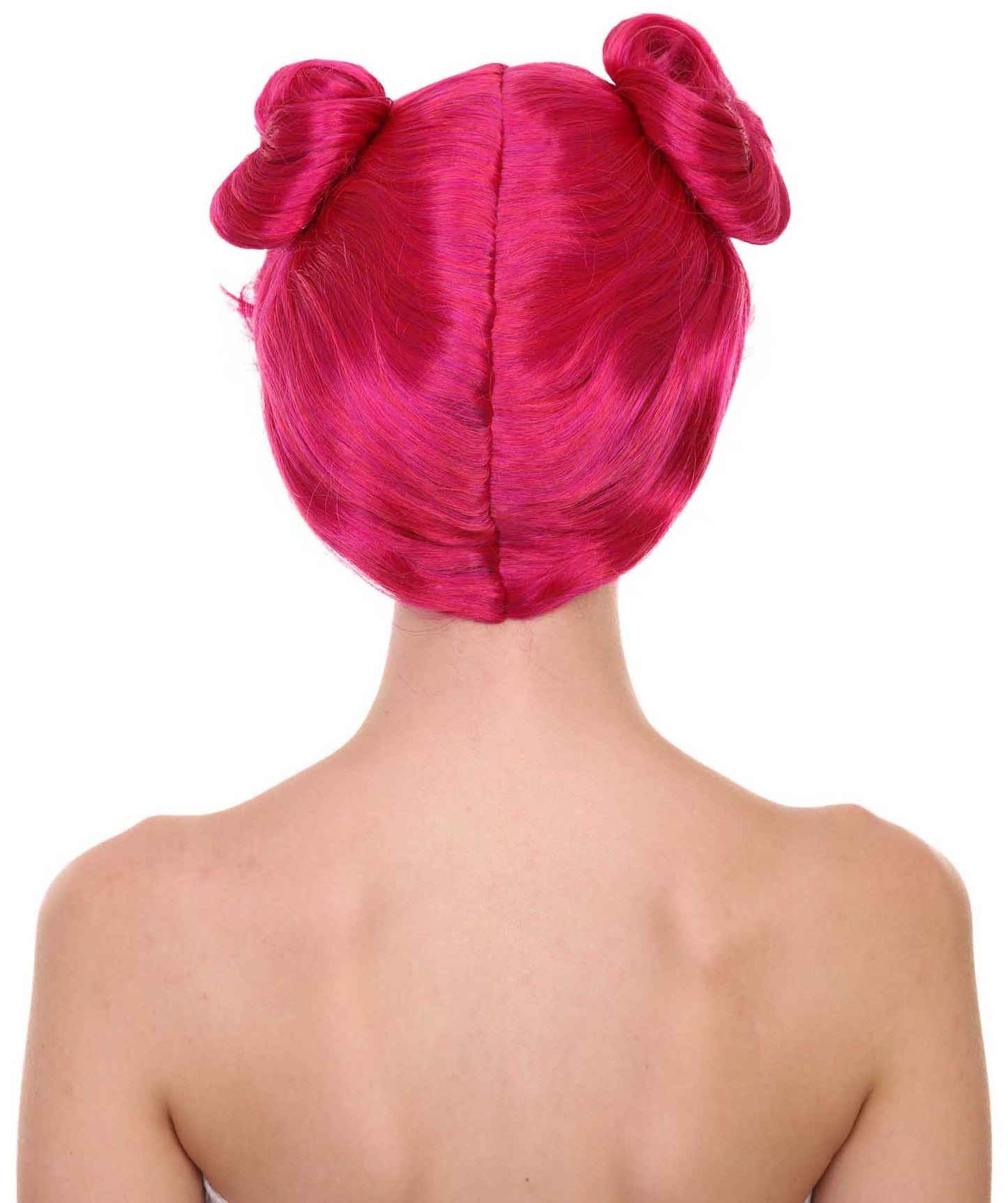 プレミアムハロウィンパーティーレディ H-5416 ショートレングス ダブルバン ハロウィンアニメーションウィニーウィッグ レッド