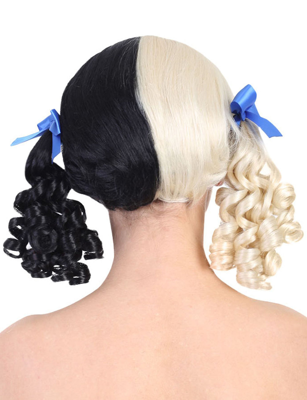 Wigs2you ハロウィンパーティープレミアムレディース H-1467 美しいルックを手に入れよう!独占!コスプレウィッグ メラニー 青リボンスタイル