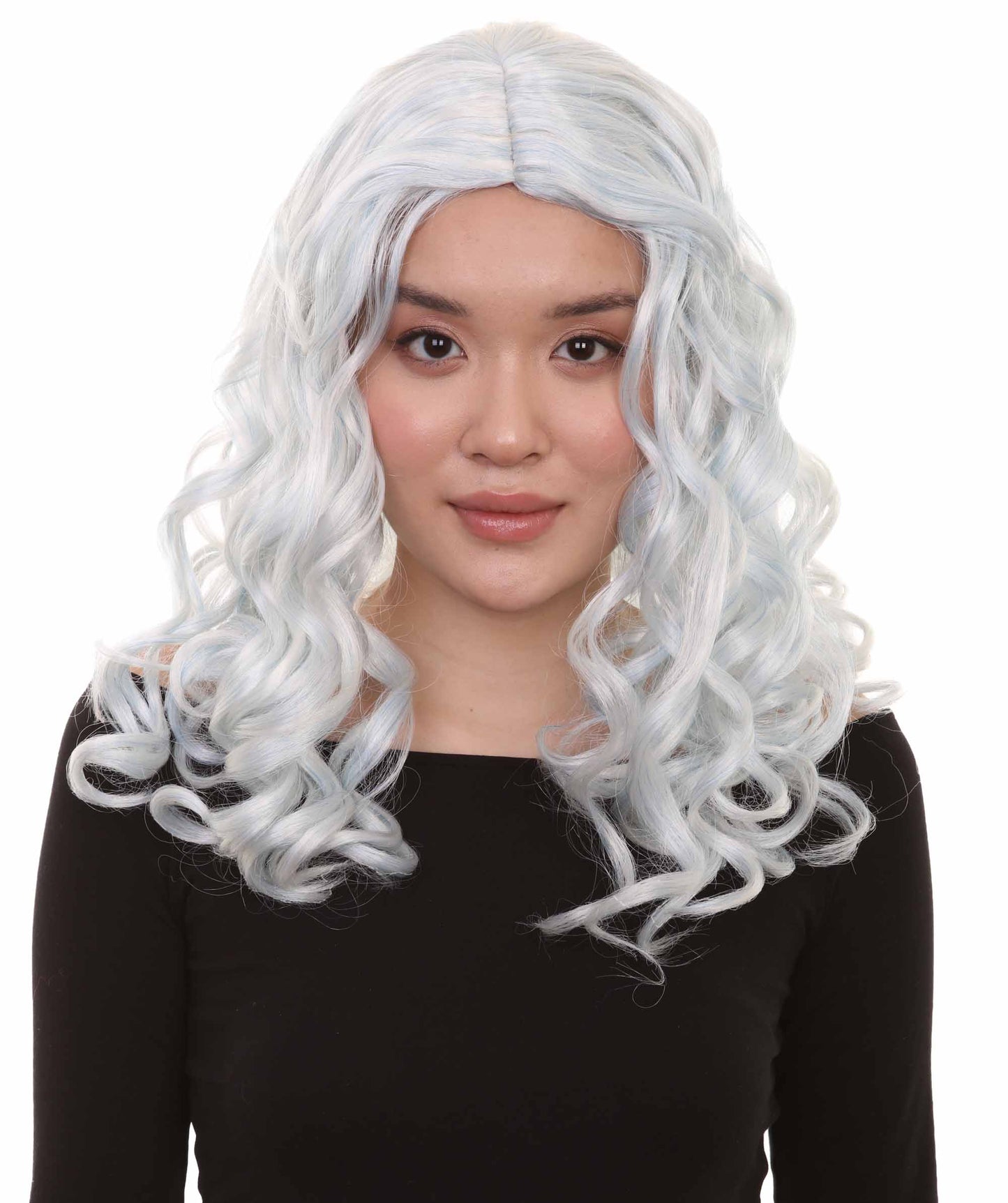 Wigs2you ハロウィンパーティー プレミアム レディース H-1100 とても着け心地の良いアリスウィッグ 鏡の国のアリス スカイブルー色