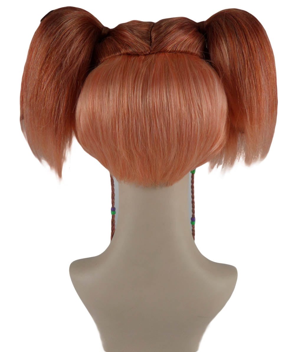 Wigs2you ハロウィンパーティープレミアム レディース H-697 バットエンジェルウィッグ ピーチ色