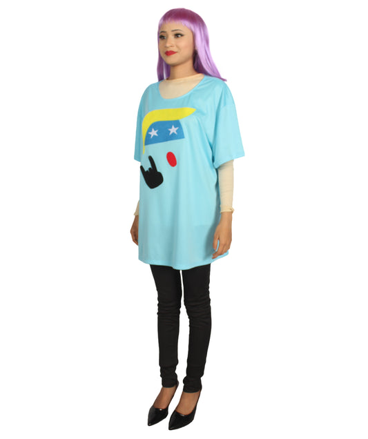 大人用女性の JCO-175_9 プレジデントロゴ ライトブルー ハロウィンコスチューム