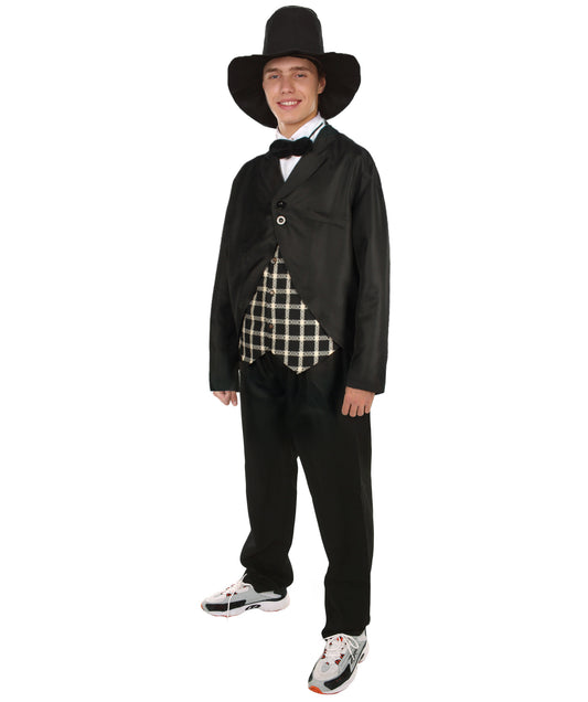JCP-205 の俳優コスチューム ブラック&ホワイト ハロウィンコスチューム