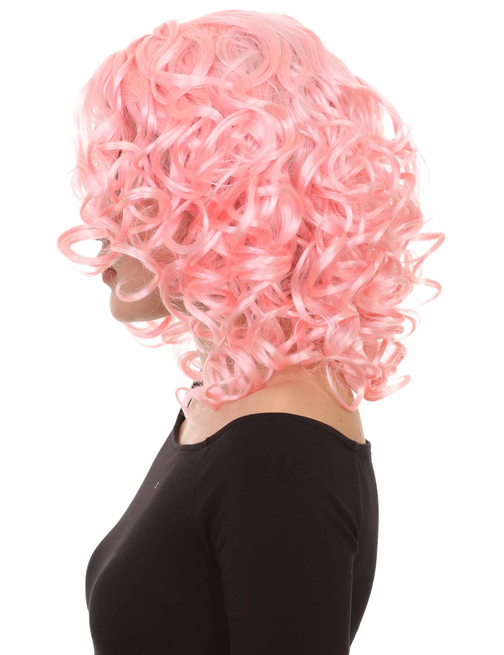 Wigs2you ハロウィン パーティー プレミアム レディース H-1403 着けやすい 快適なフィット感 カリフォルニア ガール Lt ピンク カール ウィッグ