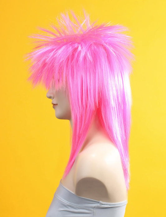 ハロウィンパーティープレミアムレディース H-131 キャンディピンク ファンシーキャラクターファッションウィッグ ソフト合成繊維