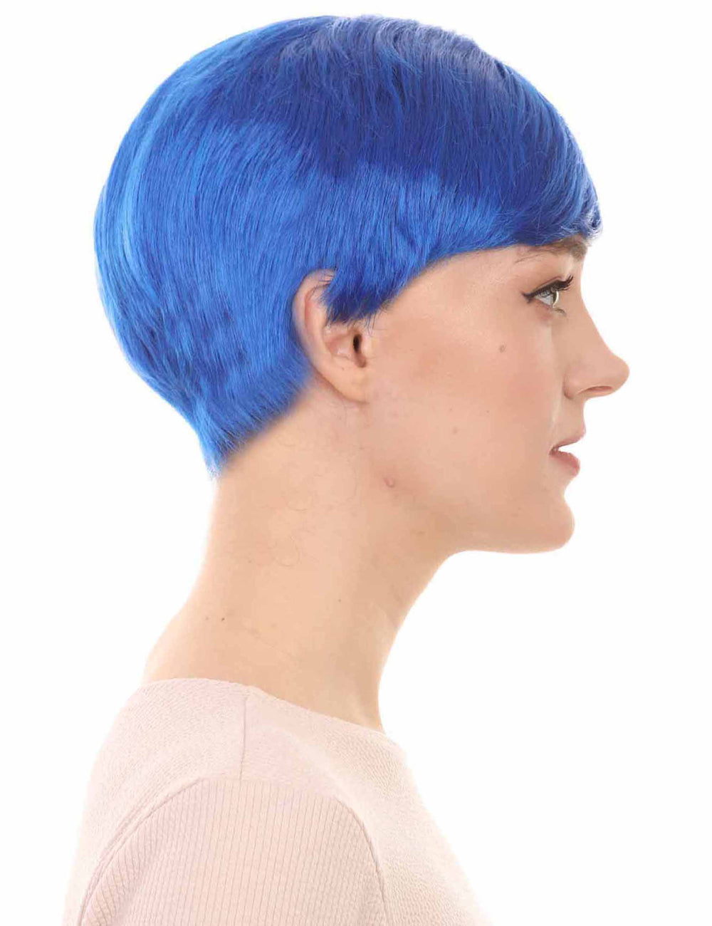 Wigs2you ハロウィンパーティープレミアム レディース H-592 コウノトリウィッグ ネオンブルー