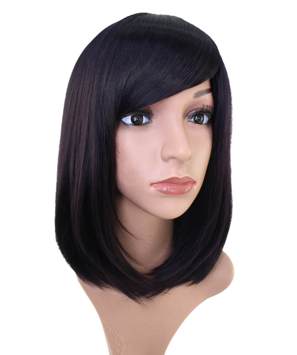 Wigs2You ミディアムストレートウィッグ サイドバング付き フルウィッグ 耐熱ファイバー製 コスプレ・イベント用 - サンディブラウン C-069