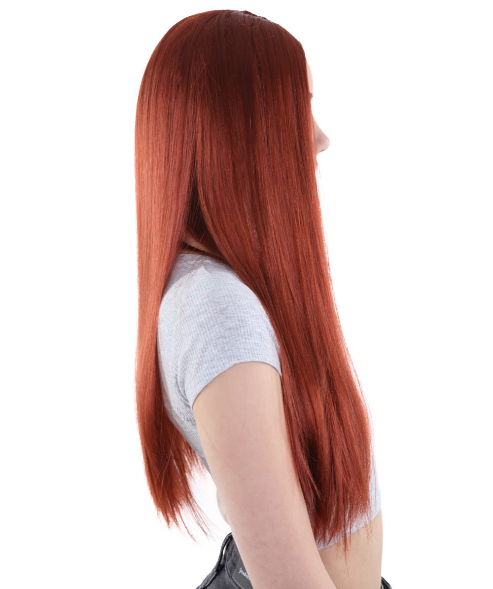 Wigs2you ハロウィンパーティープレミアム H-851 悪の花嫁 II 女性用ウィッグ ダークオーバーン色