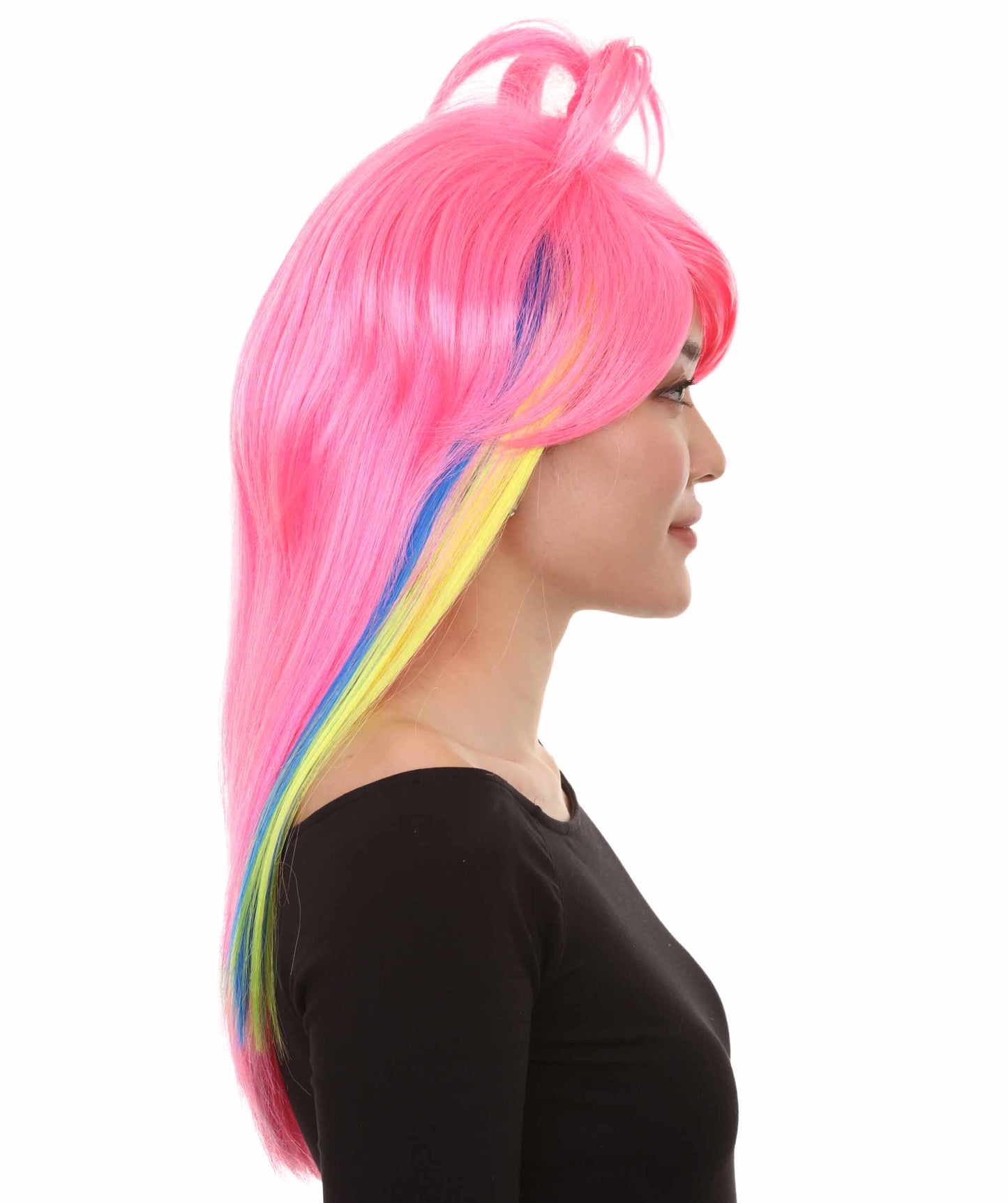 Wigs2you ハロウィンパーティ プレミアムレディース H-2030 着用しやすく とても快適 ファンタジーピンクウィッグ