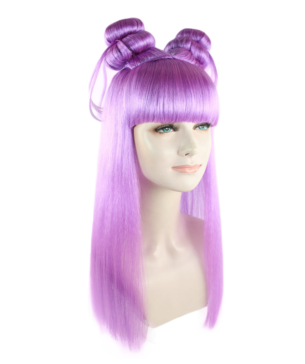 Wigs2you ハロウィン パーティー プレミアム レディース H-1207 快適なフィット感のパープル アジアン プリンセス ウィッグ